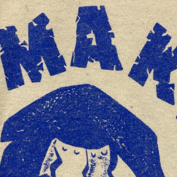 The Makers Vintage Garage Rock Unisex Quarter Sleeved Baseball Tee Small - Picture 3 of 5